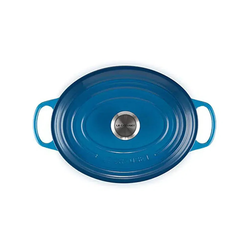 Panela Le Creuset Oval Signature Azul Marseille 4,1L 27cm