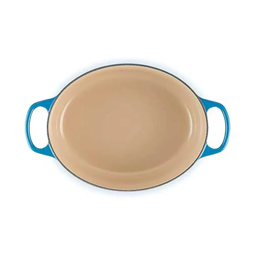 Panela Le Creuset Oval Signature Azul Marseille 4,1L 27cm