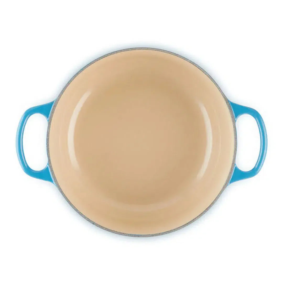 Panela Le Creuset Redonda Signature Azul Marseille 6,7L 28cm