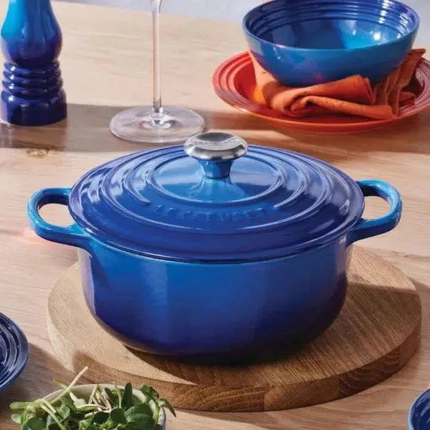 Panela Le Creuset Redonda Signature Azure 2,4L 20cm