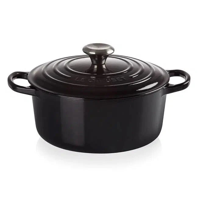 Panela Le Creuset Redonda Signature Black Onyx 5,3L 26cm