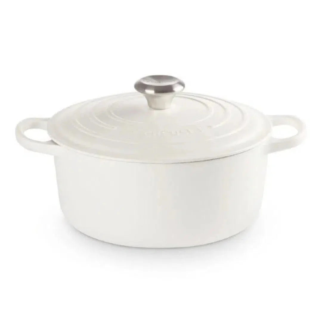 Panela Le Creuset Redonda Signature Branco 2,4L 20cm