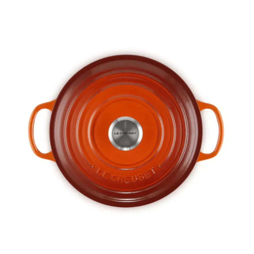 Panela Le Creuset Redonda Signature Cayenne 6,7L 28cm
