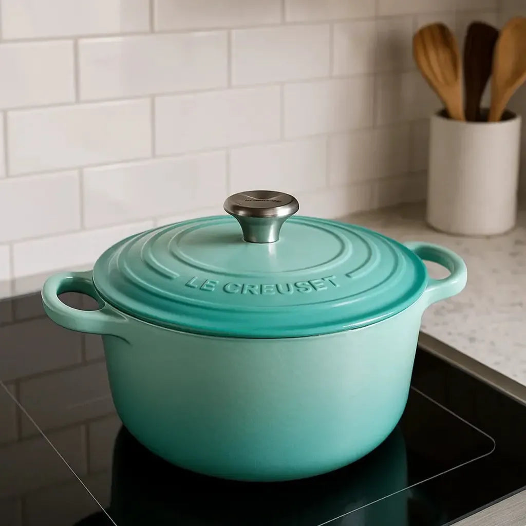 Panela Le Creuset Redonda Signature Cool Mint 2,4L 20cm