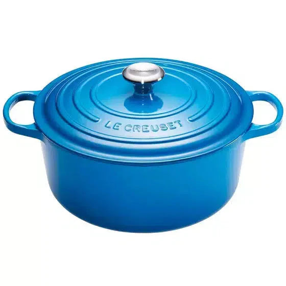 Panela Le Creuset para Risotto Signature Azul Marseille 6,2L 30cm