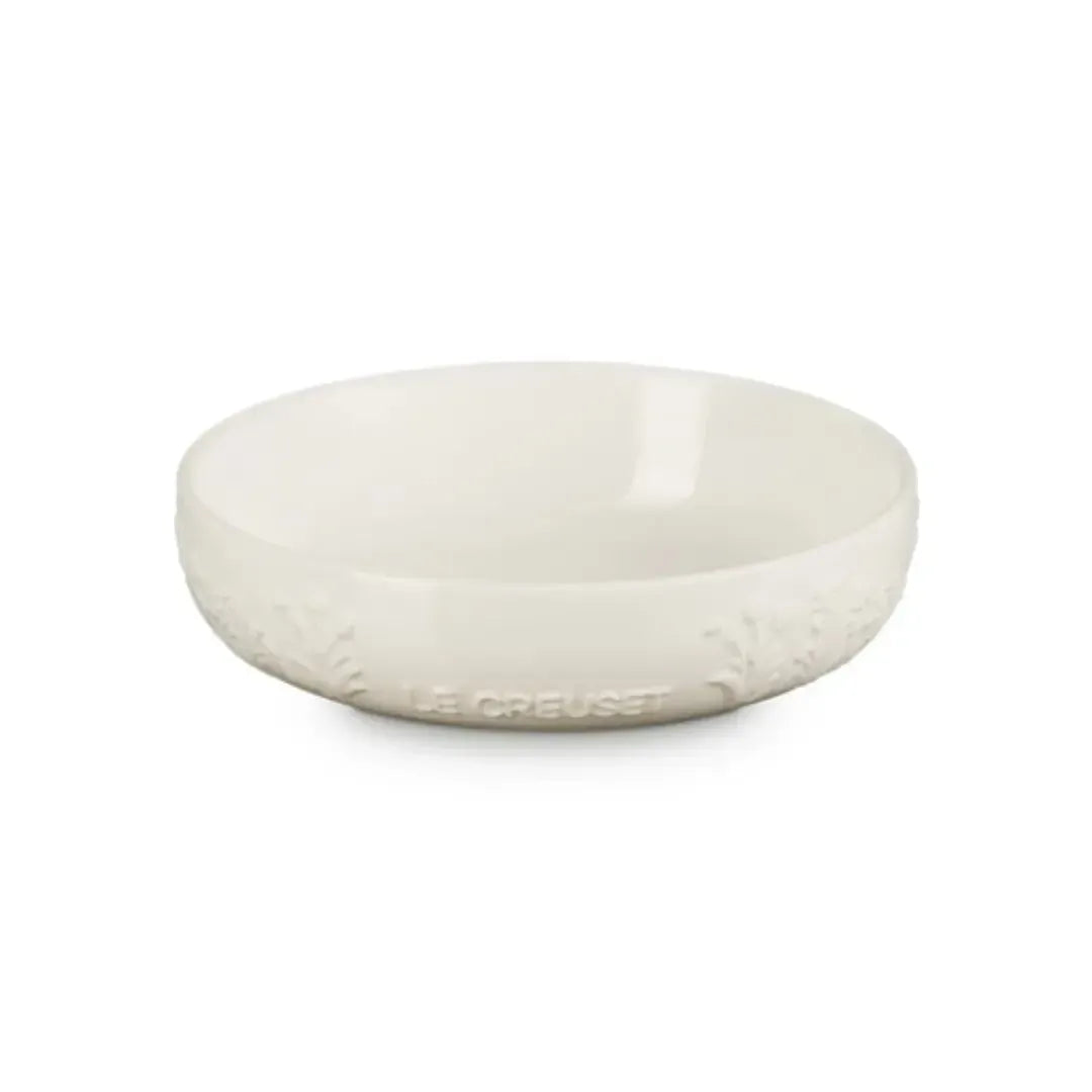 Prato Fundo Cerâmica 18cm Sphere Jardin Meringue Le Creuset