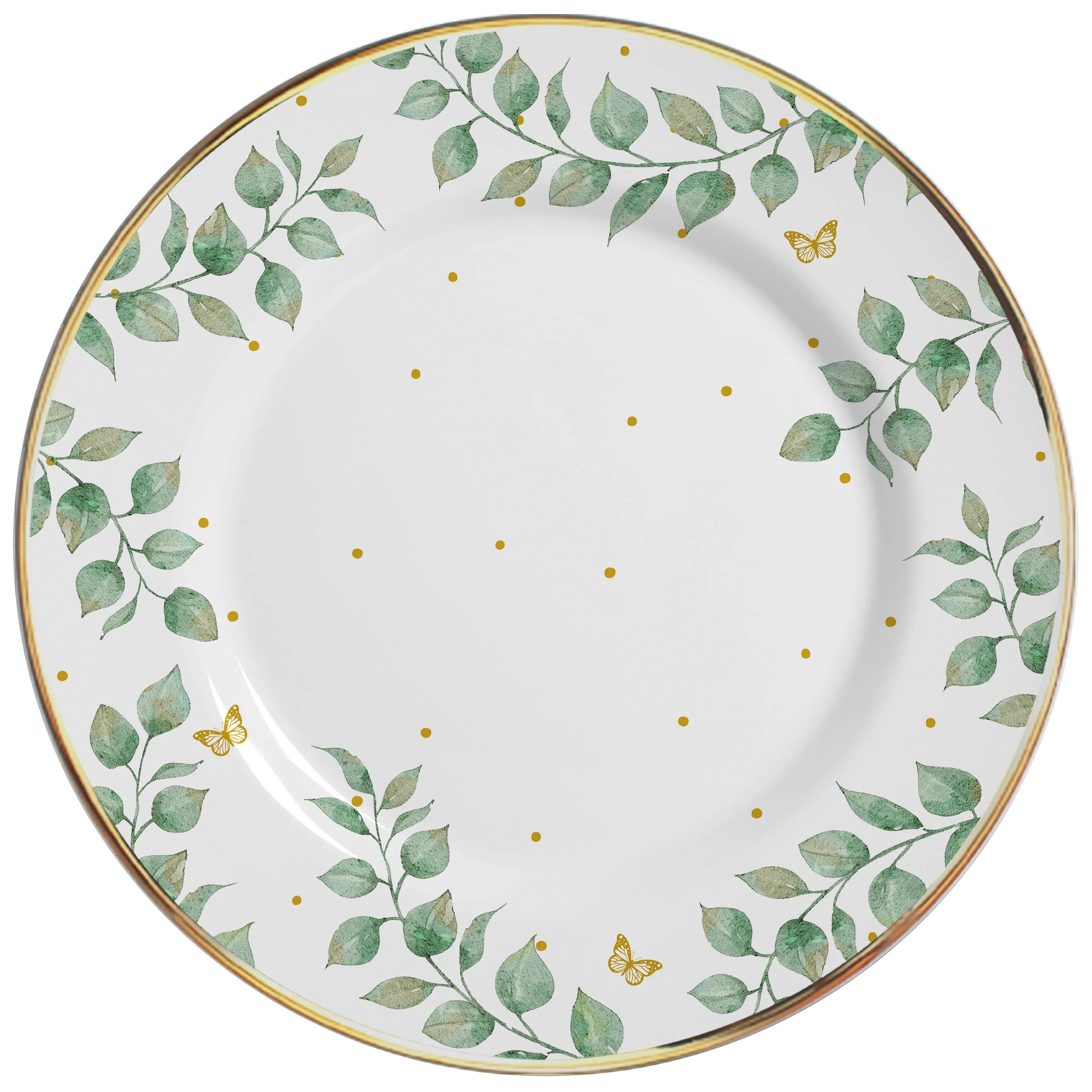 Sousplat Cerâmica Donatella Filete Ouro 34cm Alleanza
