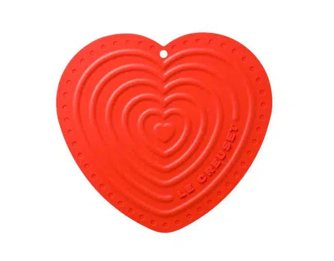 Suporte Silicone Coração Vermelho Le Creuset