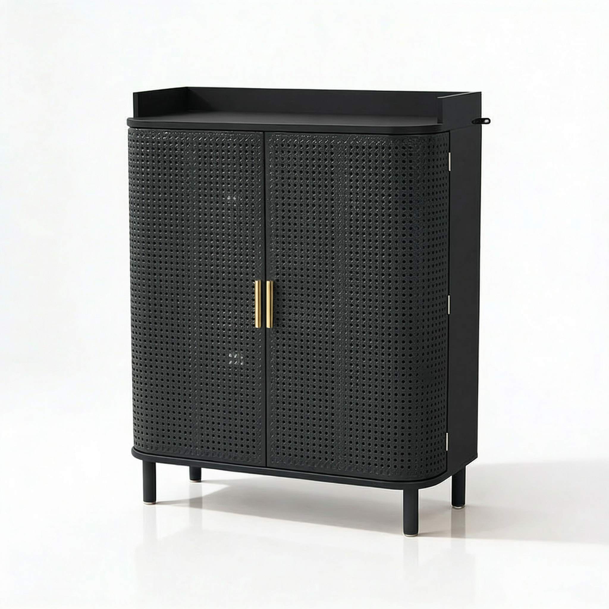 Sapateira Compacta Rattan Respirável