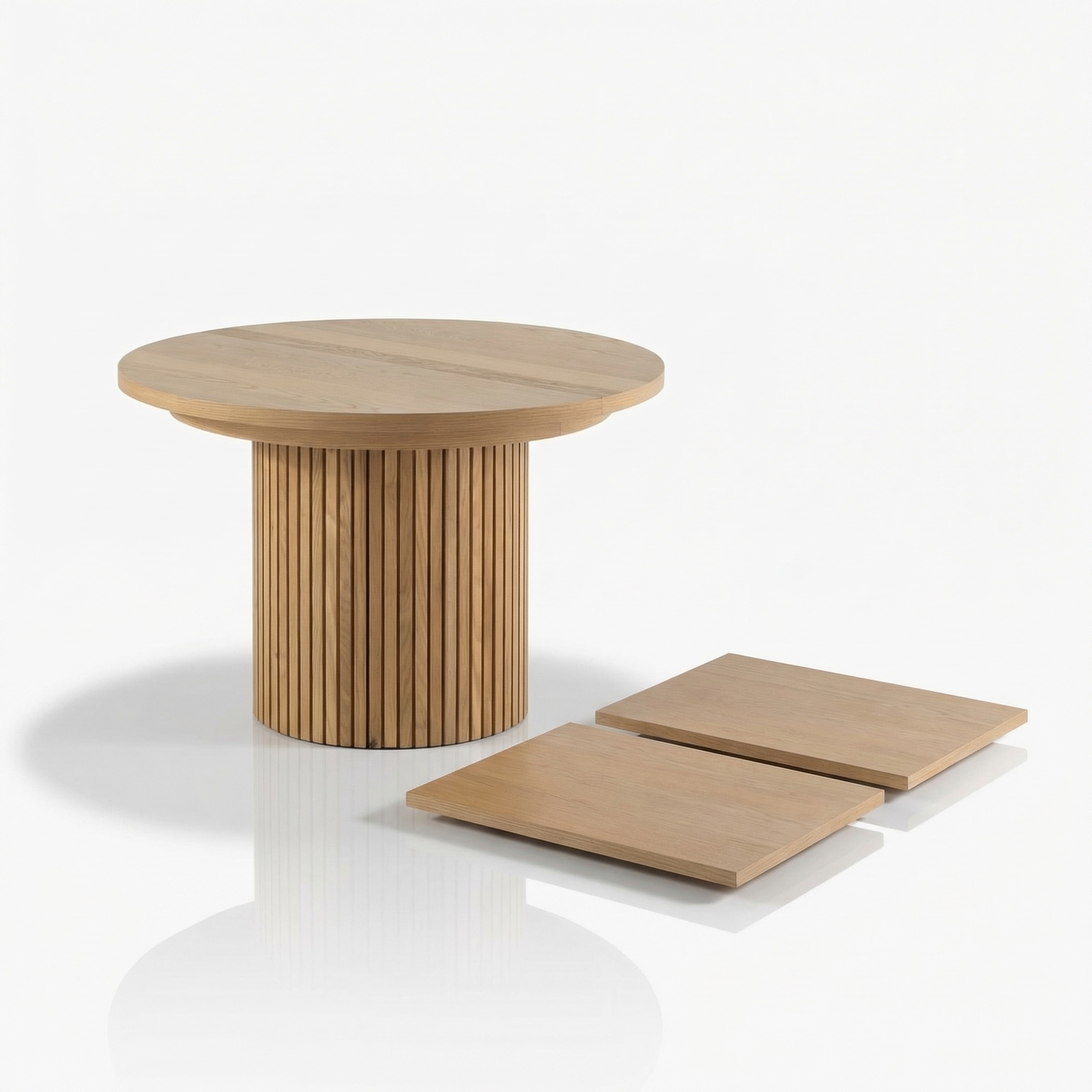 Mesa Expansível Oval Adapt em MDF
