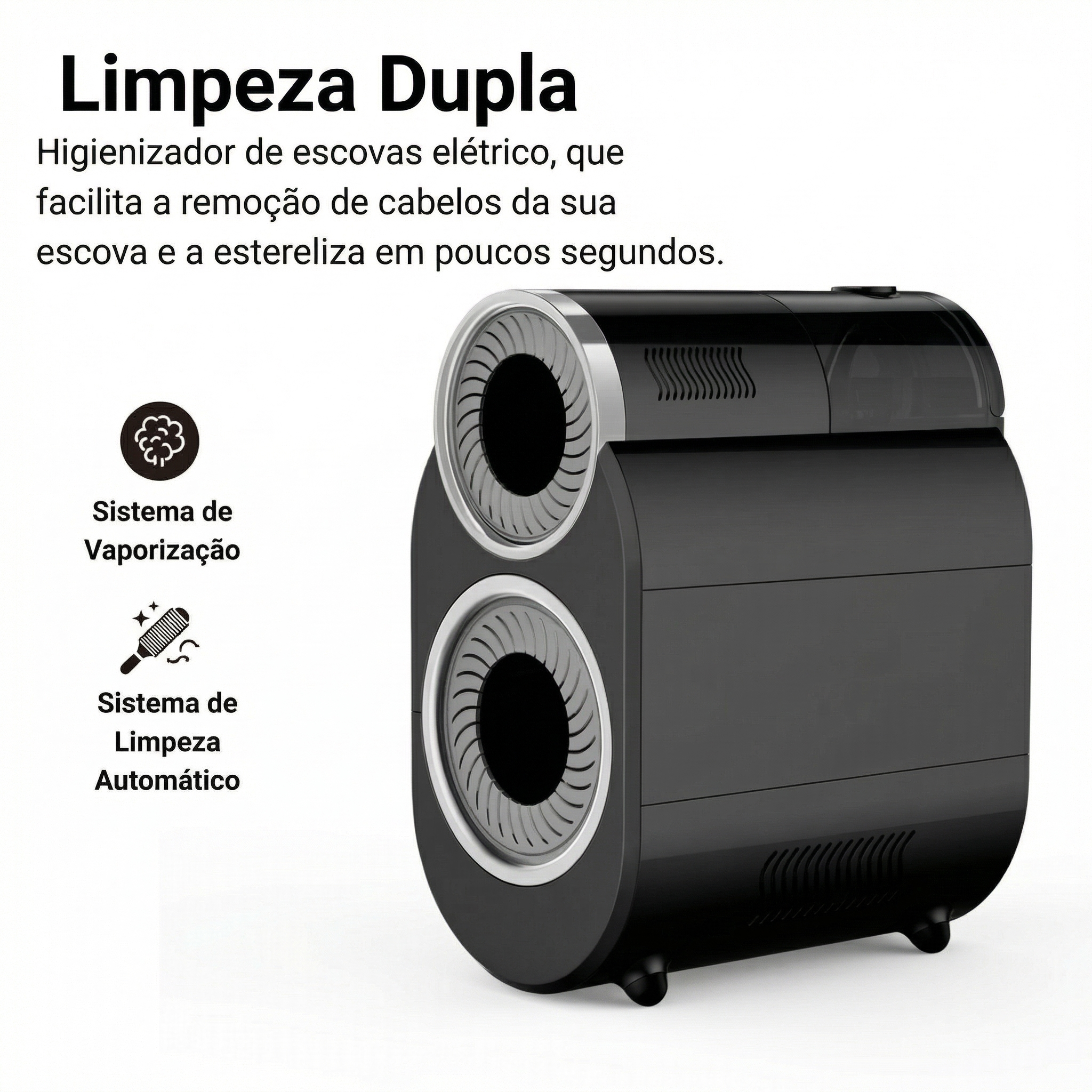 Higienizador de Escovas à Vapor