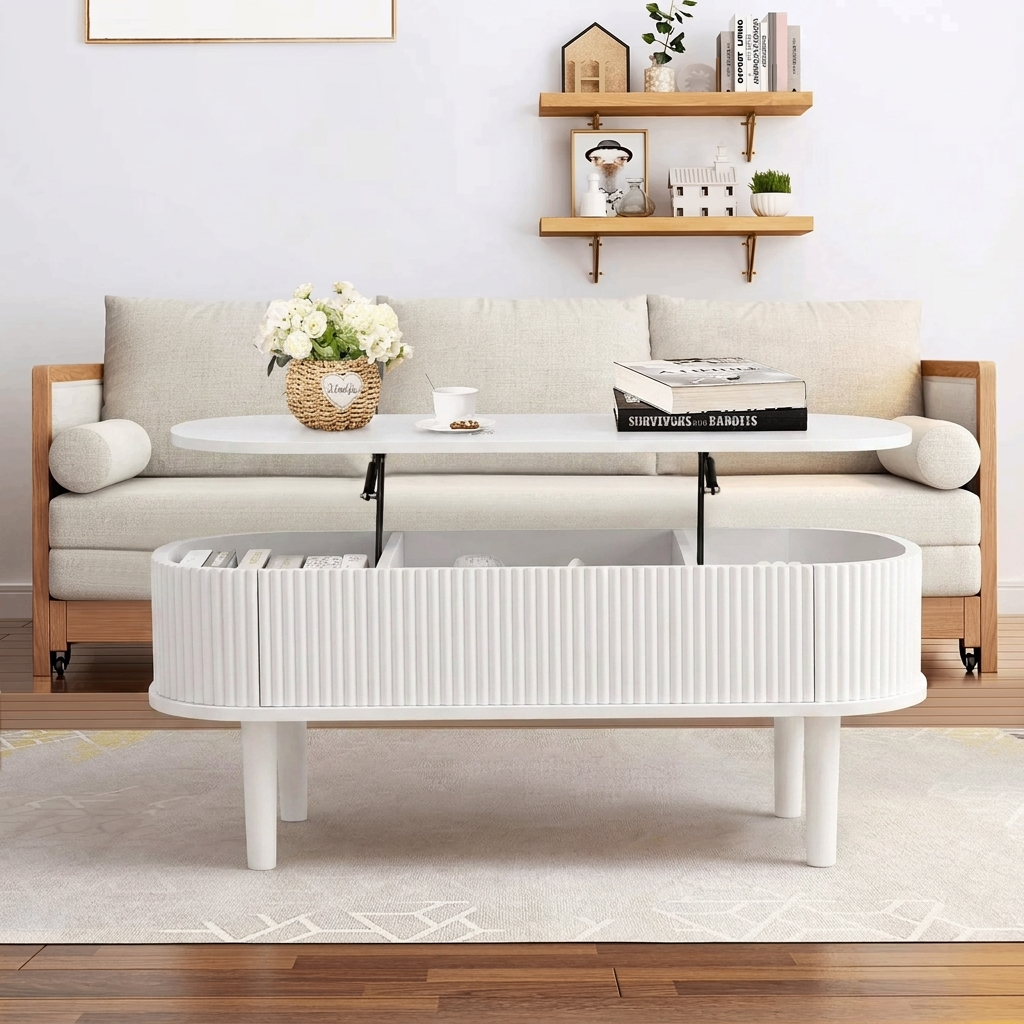 Mesa de Centro Modular Ripado