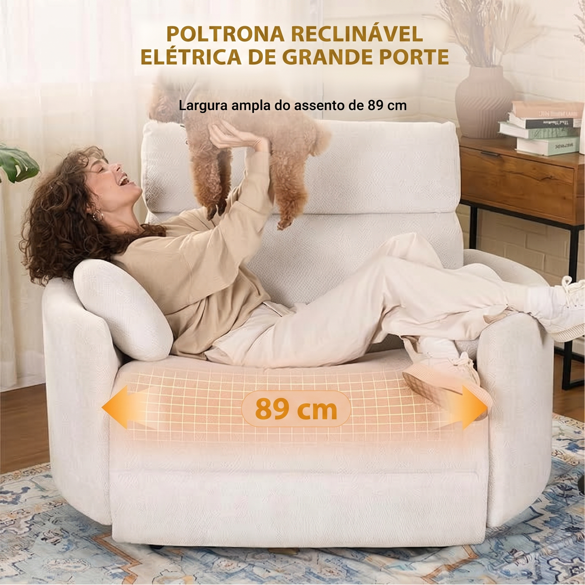 Poltrona Elétrica Reclinável Grand Mochi