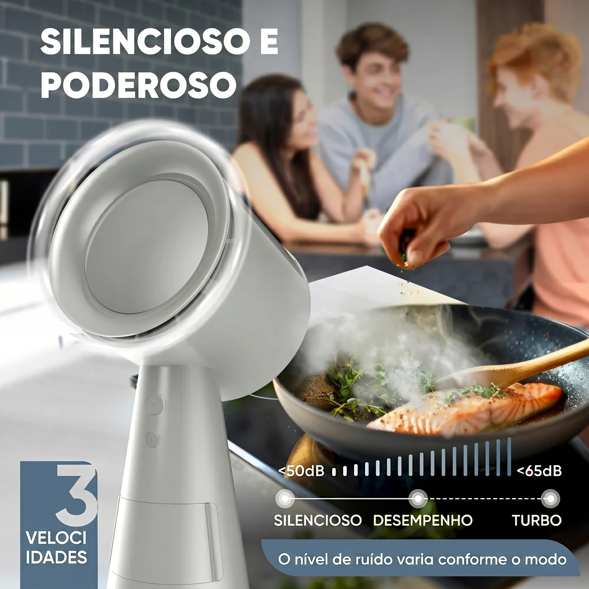 Aspira Pro - Coifa Portátil Sem Instalação