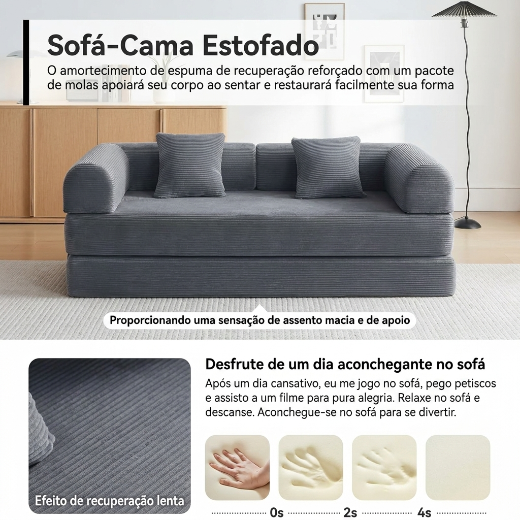 Sofá Modular 5 em 1