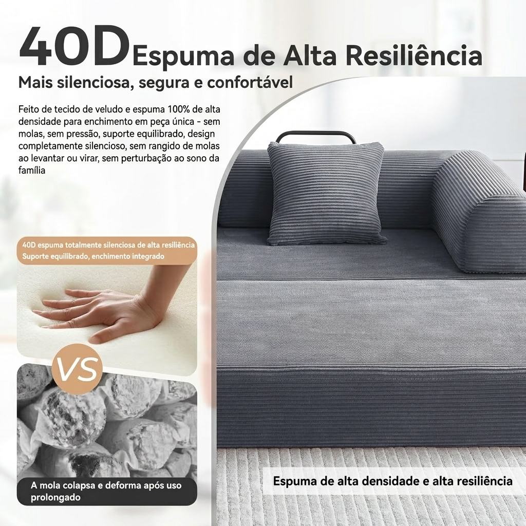 Sofá Modular 5 em 1