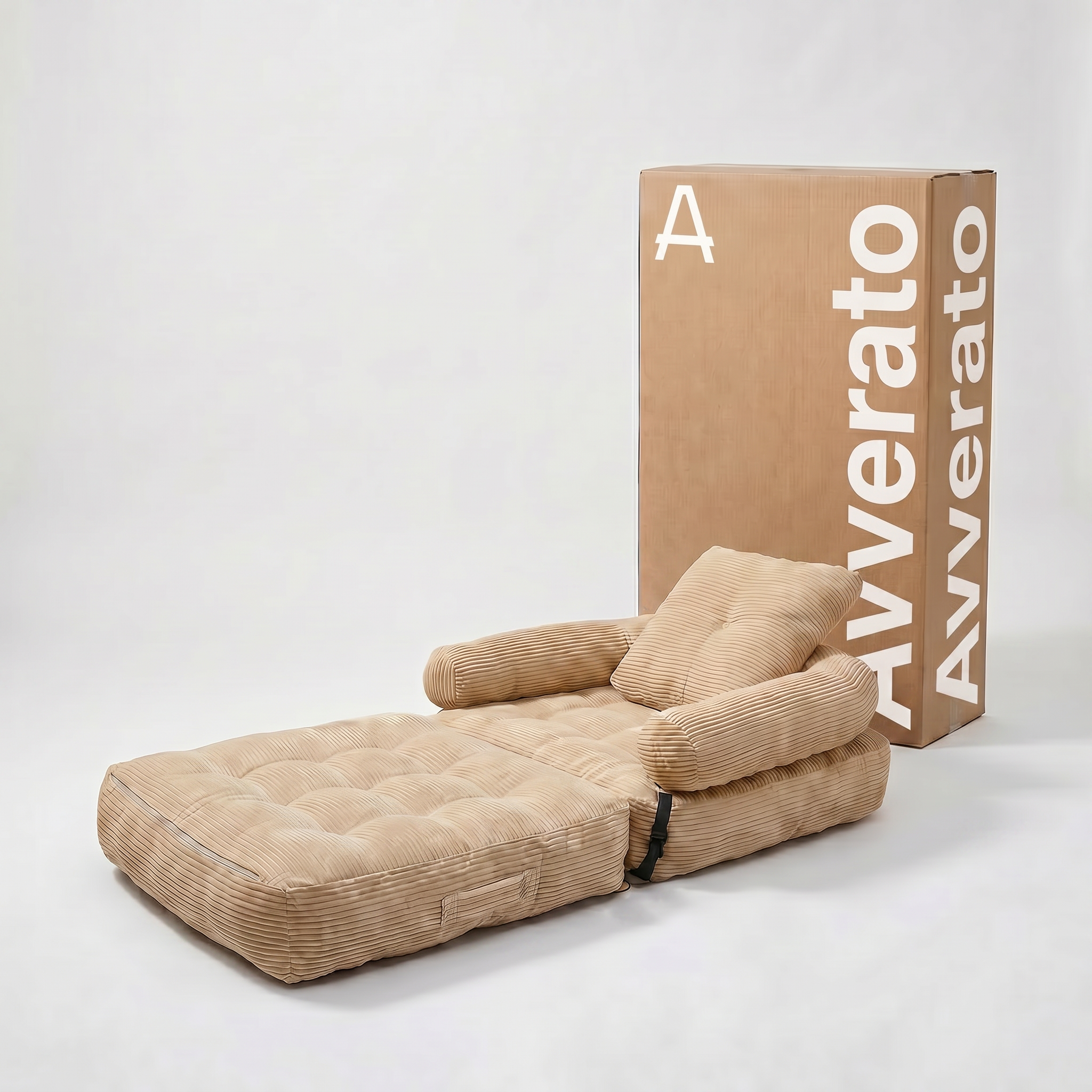 Poltrona-Cama Avverato Nuvem em Cotelê
