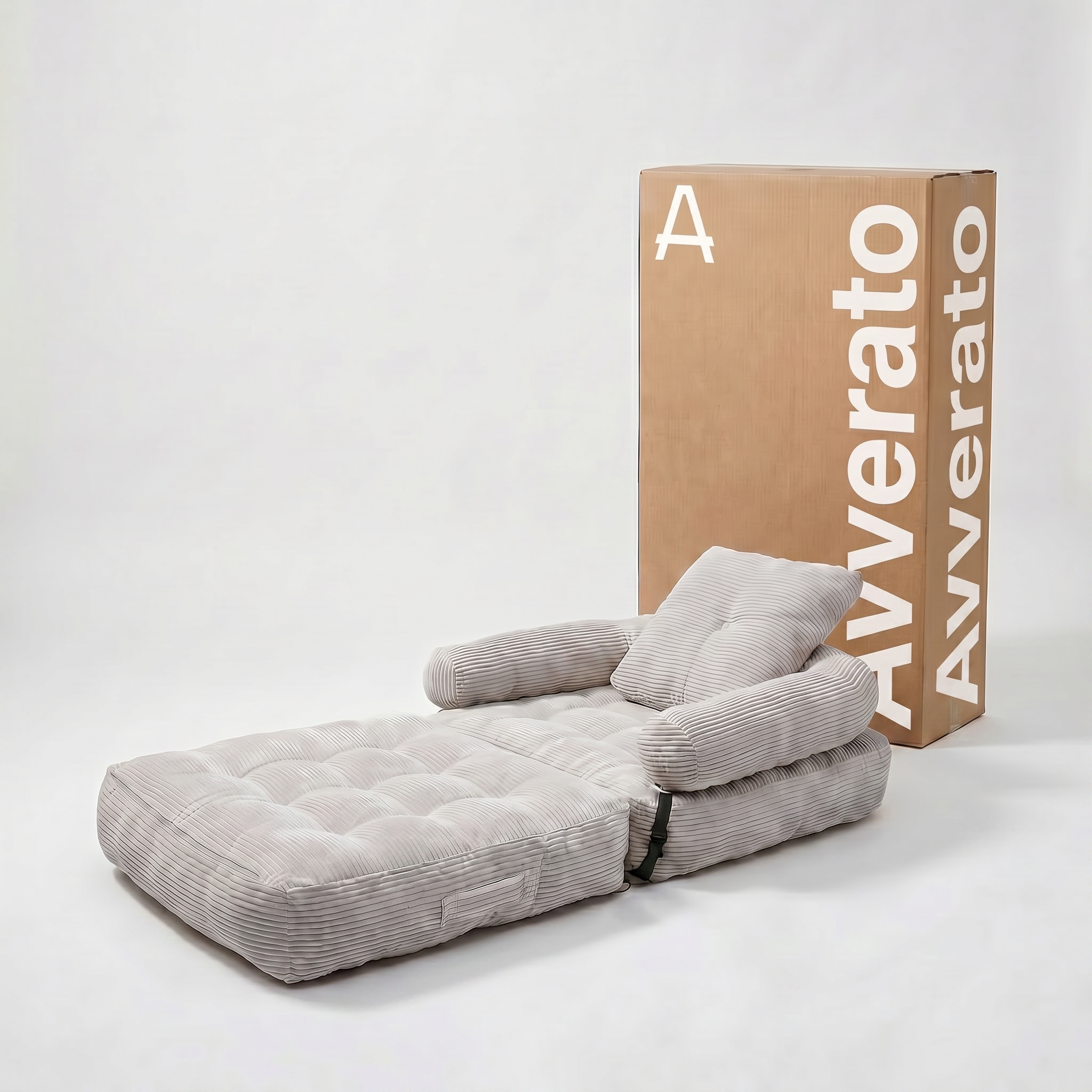Poltrona-Cama Avverato Nuvem em Cotelê