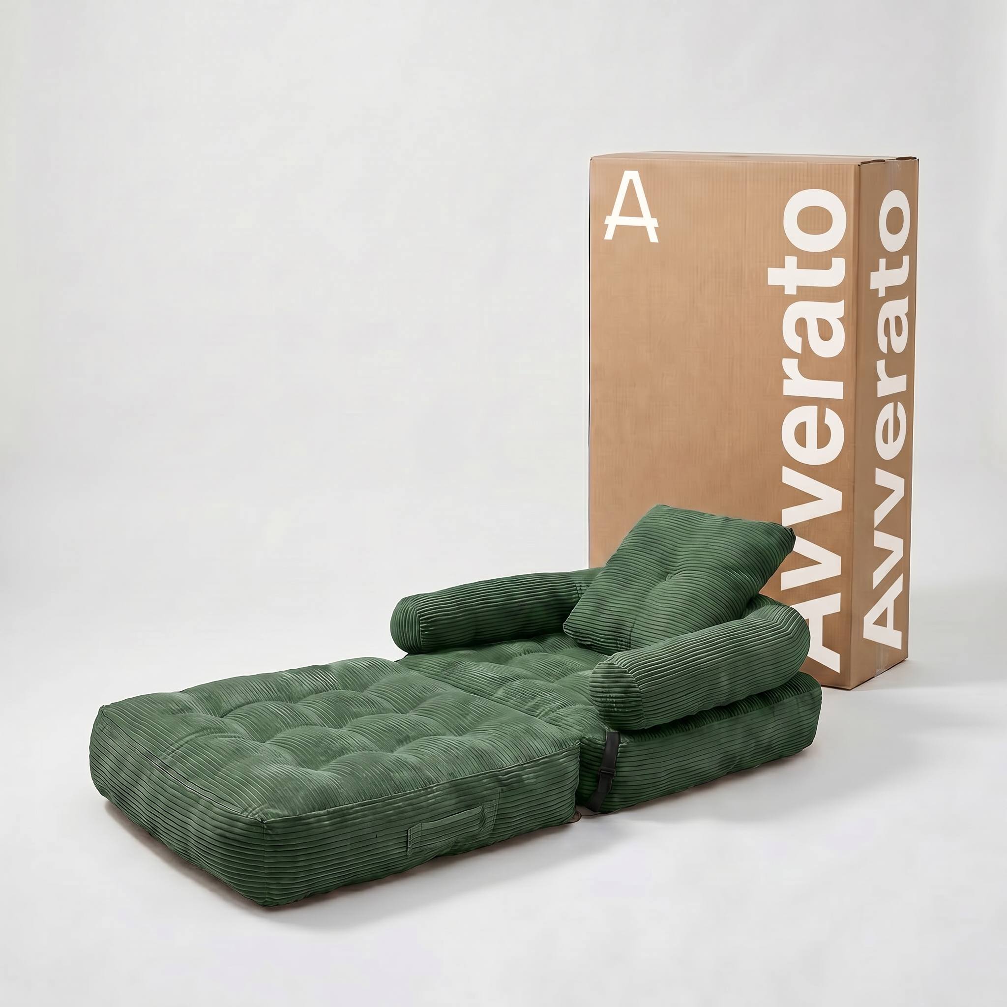 Poltrona-Cama Avverato Nuvem em Cotelê