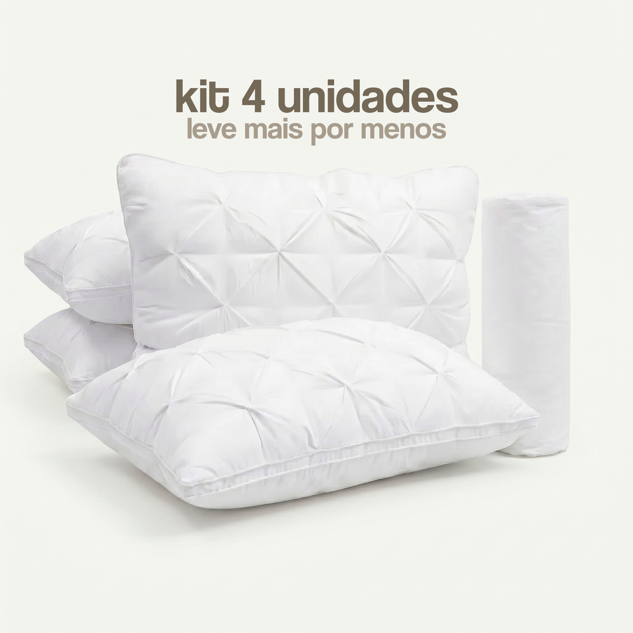 Kit Travesseiros Ploof - Macio e Resistente