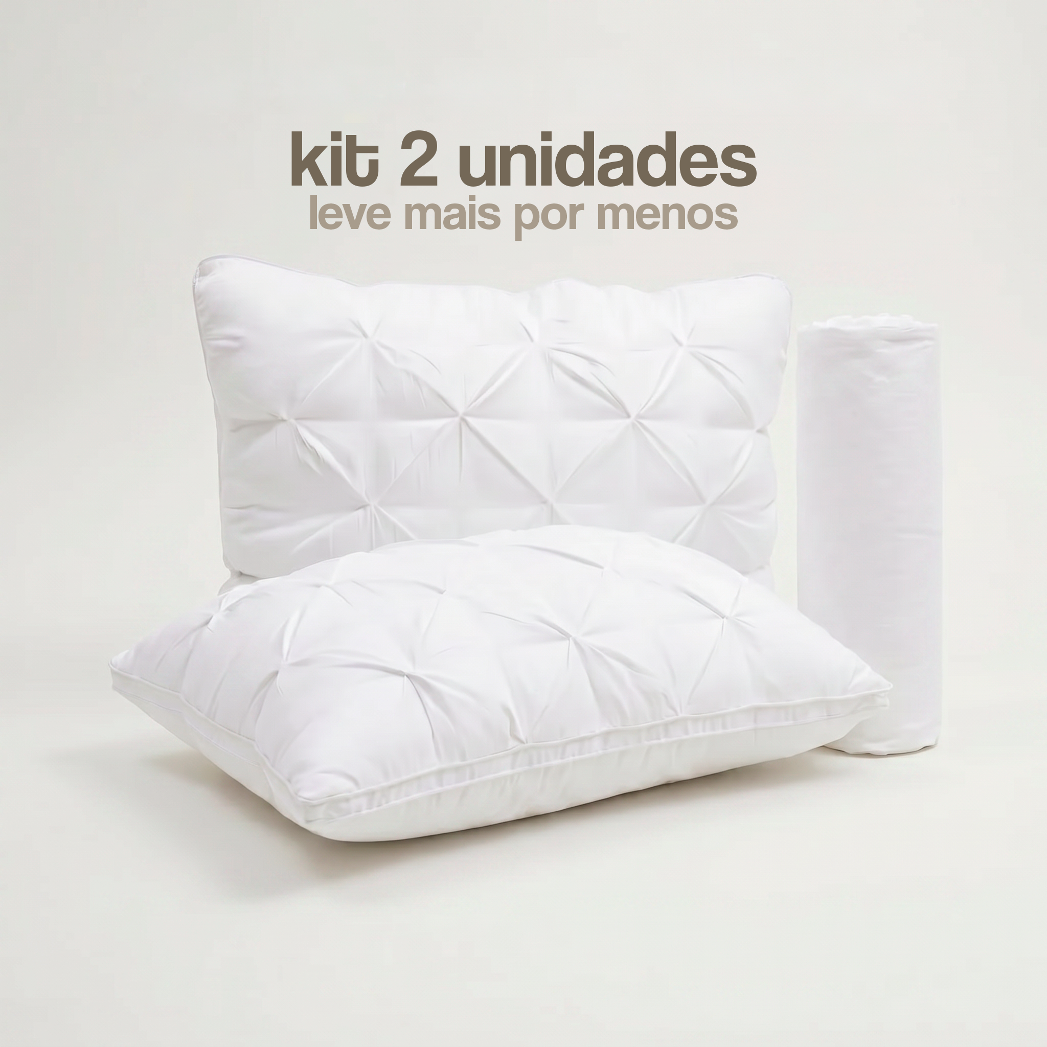 Kit Travesseiros Ploof - Macio e Resistente