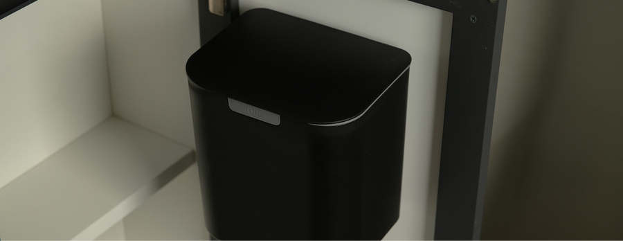 Kit Lavare Pro 3 em 1  - Escorredor, Dispenser e Lixeira