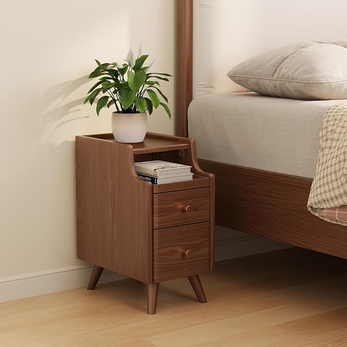 Mesa de Cabeceira Flex Nogueira
