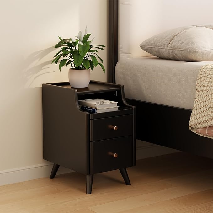 Mesa de Cabeceira Flex Nogueira