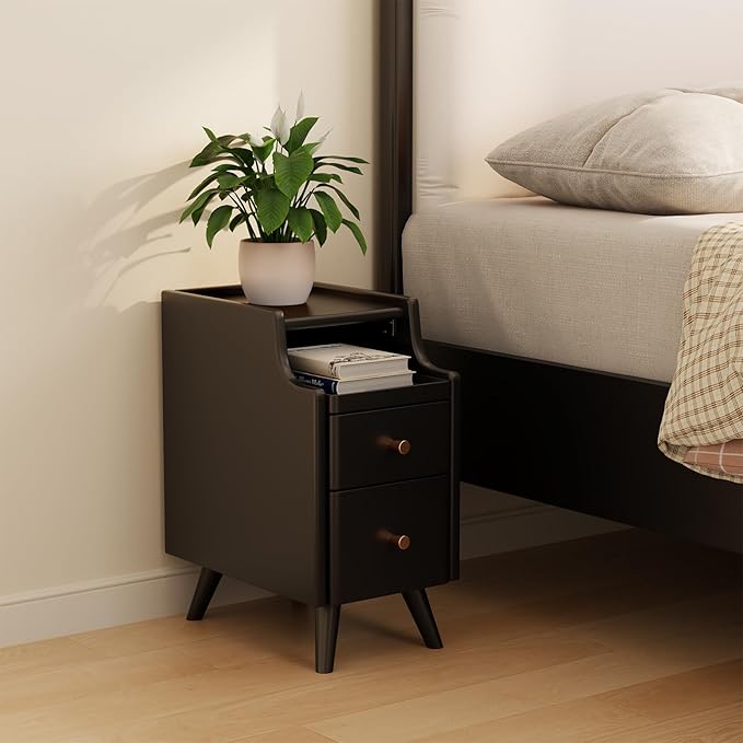 Mesa de Cabeceira Flex Nogueira